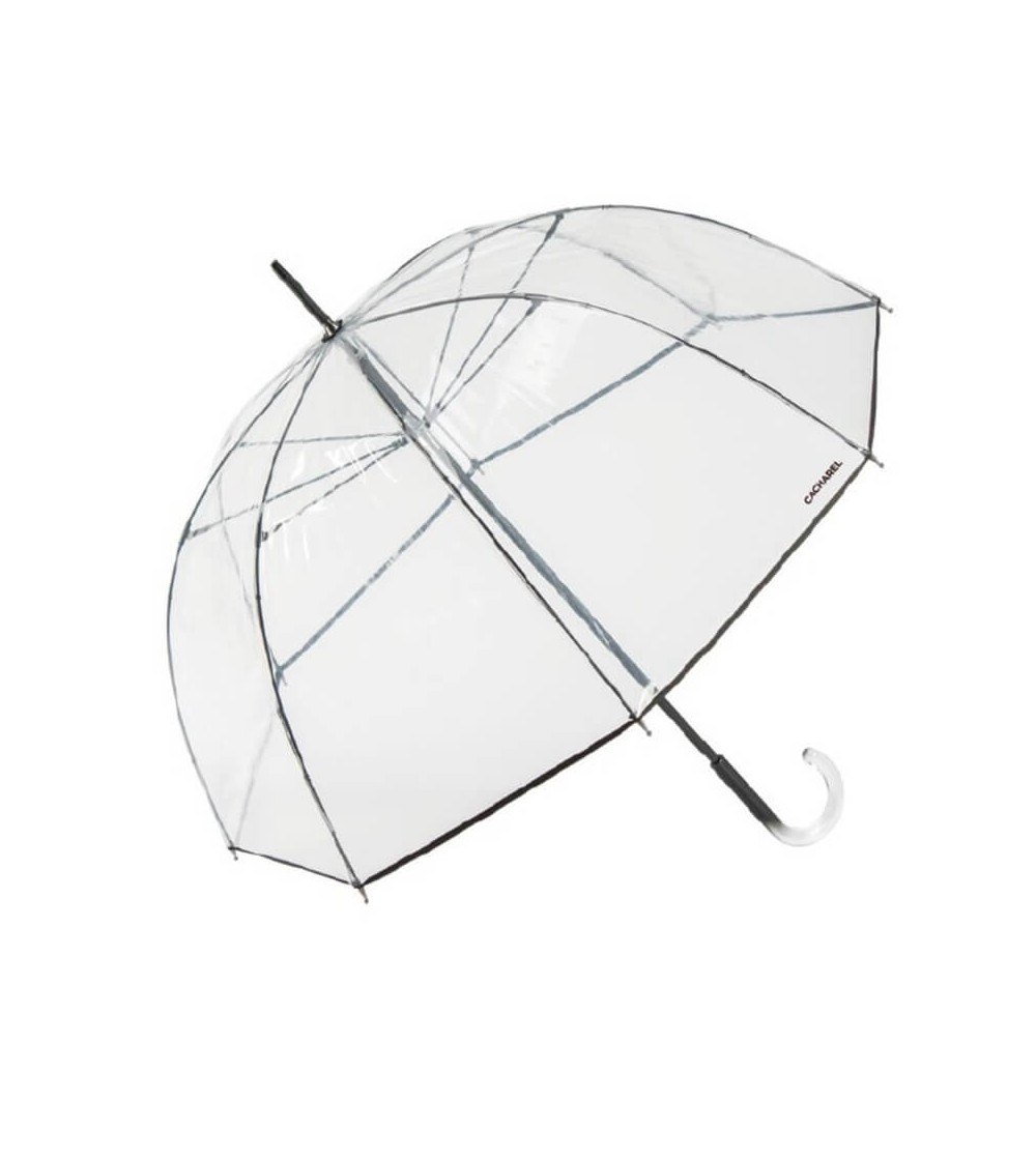 Paraguas Cacharel de mujer transparente antiviento