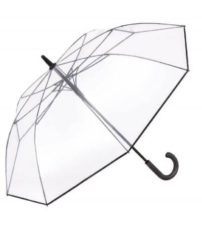 Paraguas de hombre transparente